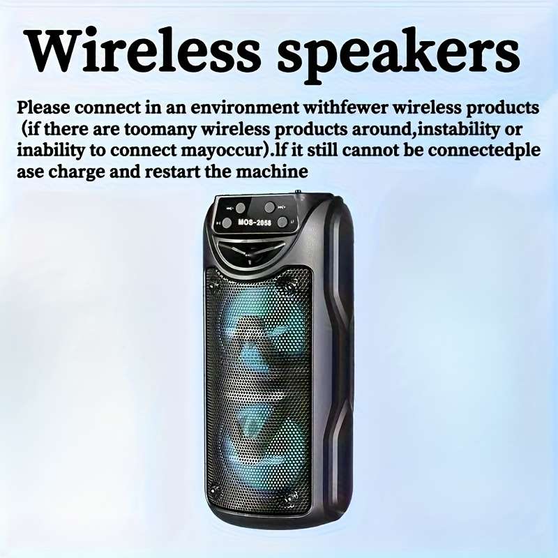 Deluxe Wireless Connectivity Support Enbiawit Dual Speaker Stereo For Festival