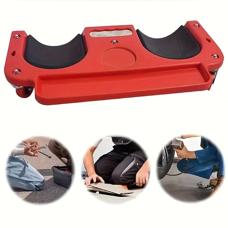 Rolling Knee Worktable With Rotating Wheels