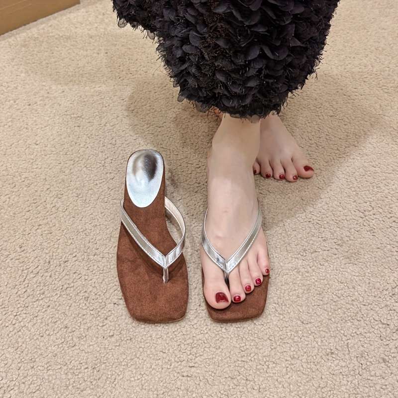 Ladies Summer Flip Flops Black Uk 7.5
