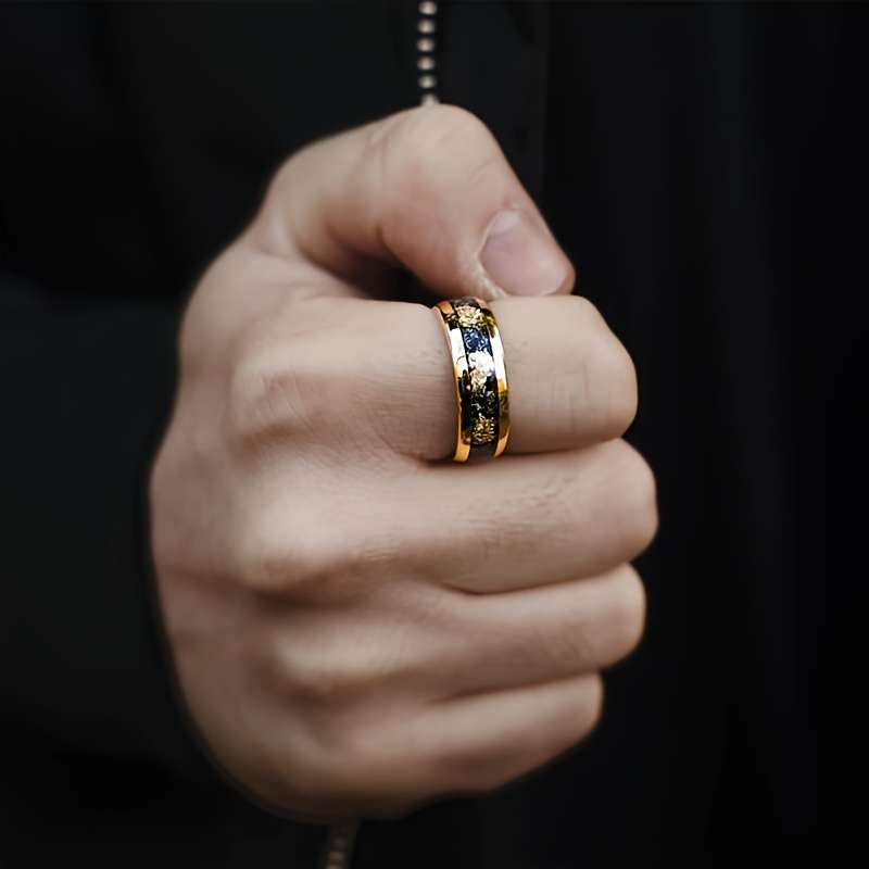 Dainty Fashion Gift For Her Band Color Golden Size 7