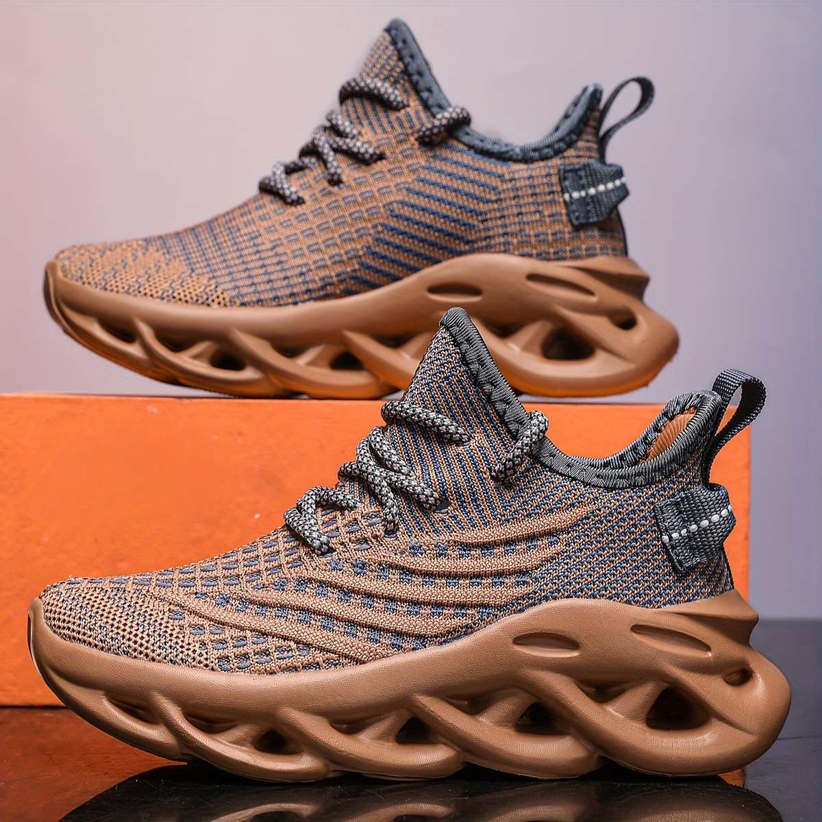 Sneakers Color Sepia Sizeuk 4.5 Big Kid