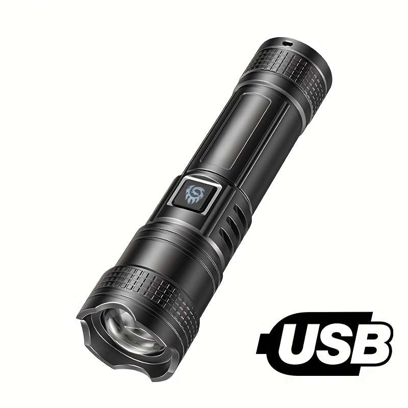 Advanced 1Pc Macrocosm Usb Rechargeable Flashlight Bright Led Daily Reliable