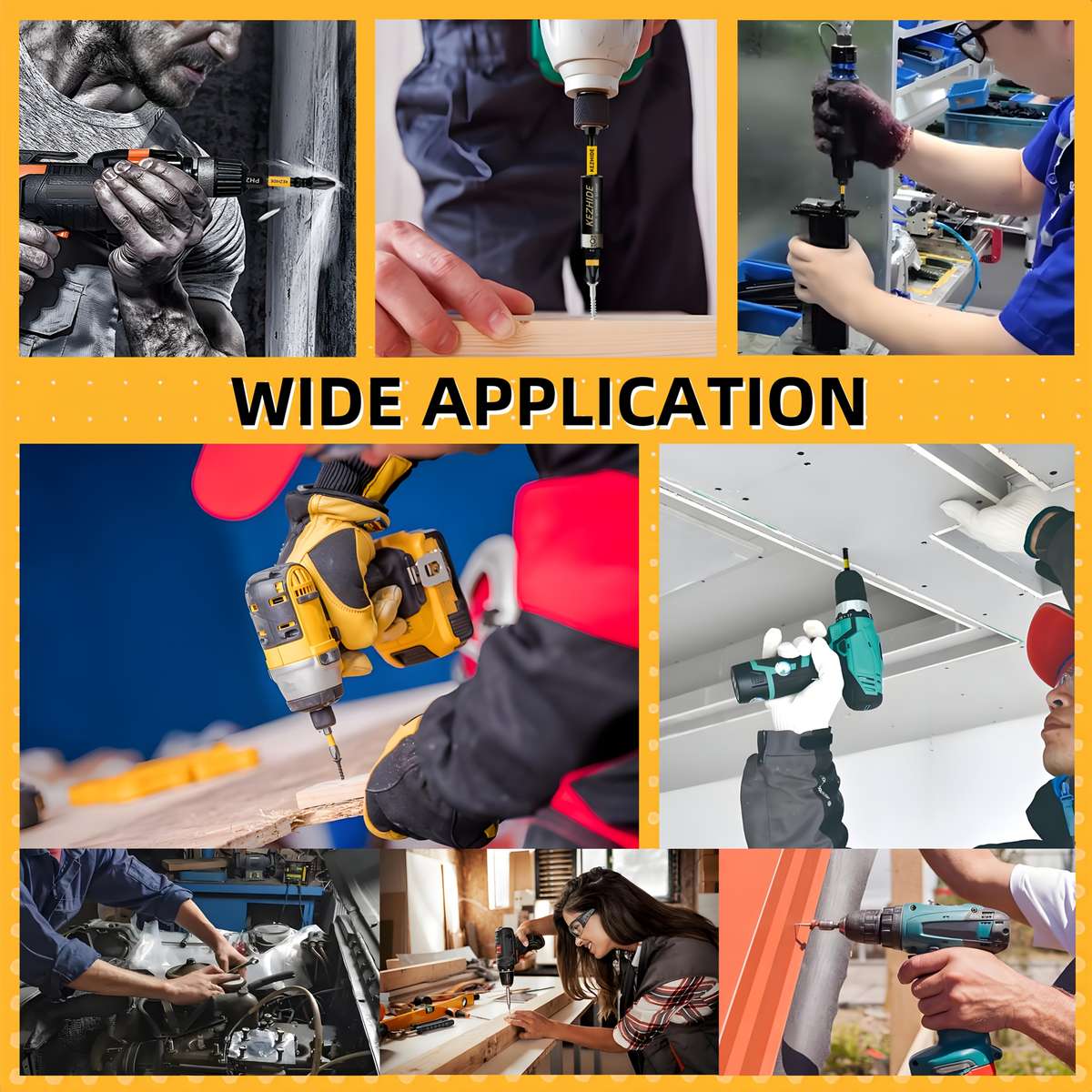 Screwdriver Bit Tool Set Model 25Mm T10 Quantity 10Pcs