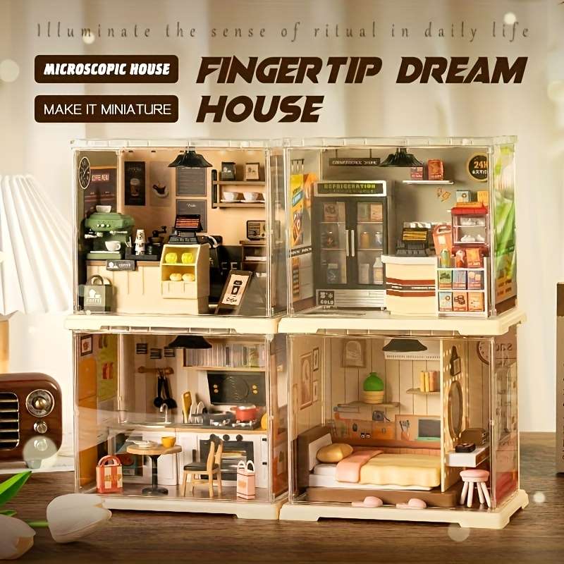 Building Toy Architectural Model Toy Set Style Convenience Store