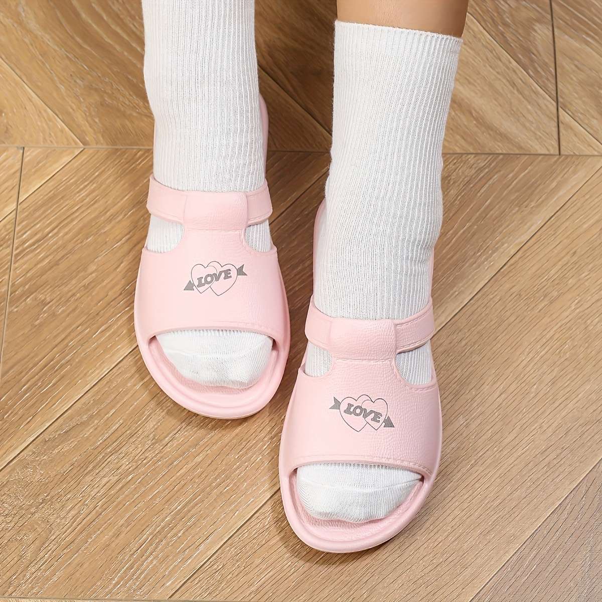 Ladies Summer Flip Flops White Uk 7.5-8