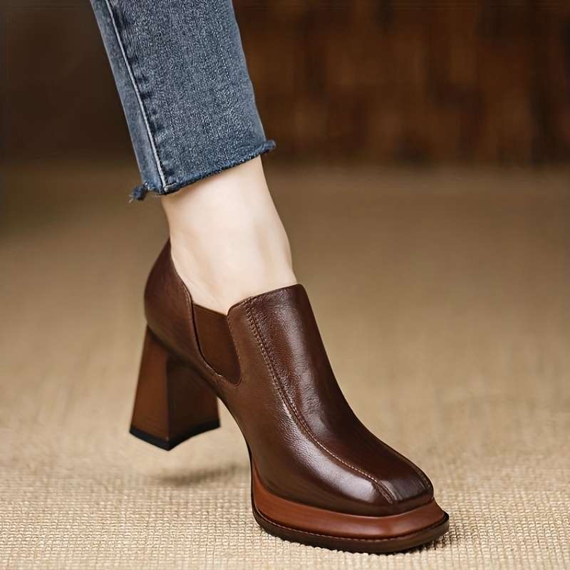 Women S High Heels Color Brown Sizeuk 5