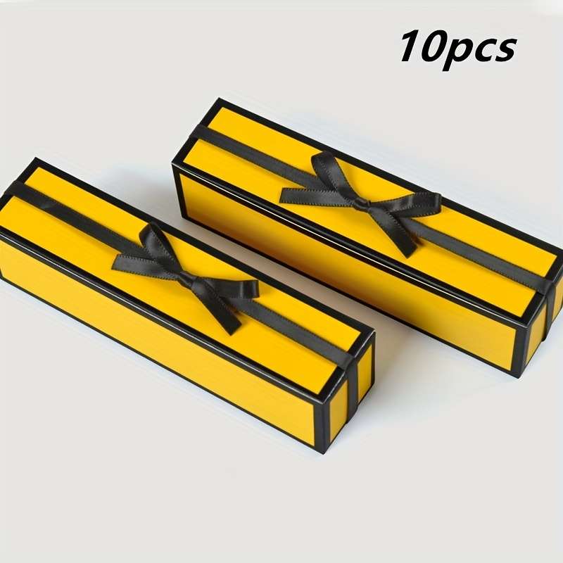 Christmas Gift Boxes Color White Edger 10Pcs