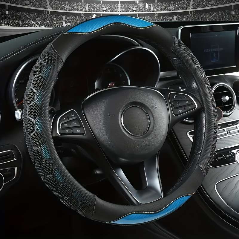 Car Steering Wheel Cover Coffee Color