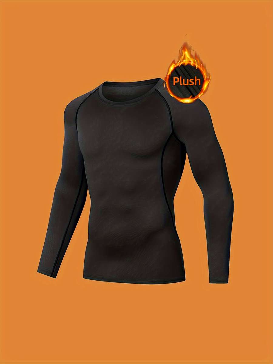 Thermal Underwear Color Black Sizexxxl