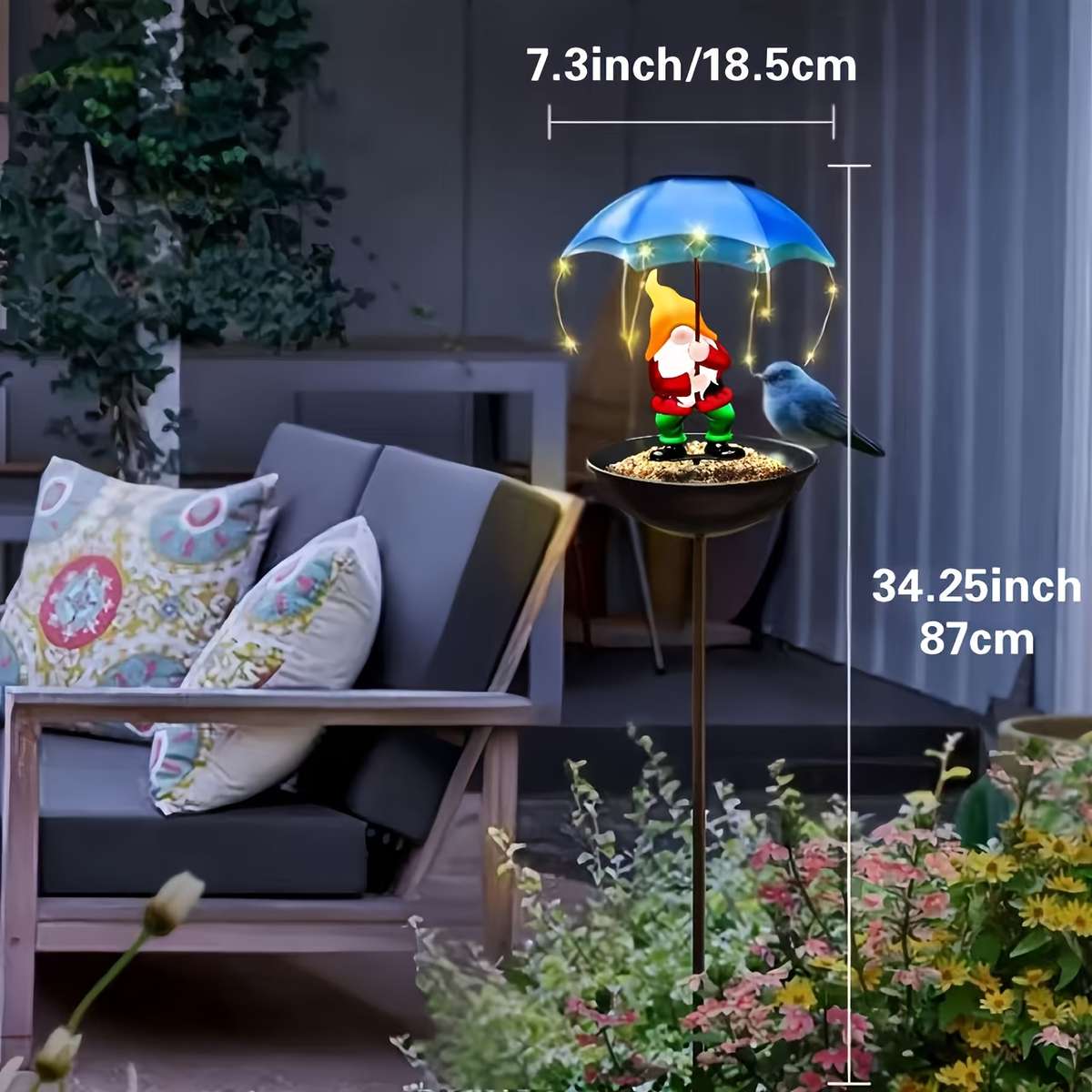 Christmas Lights Goblin Lamp