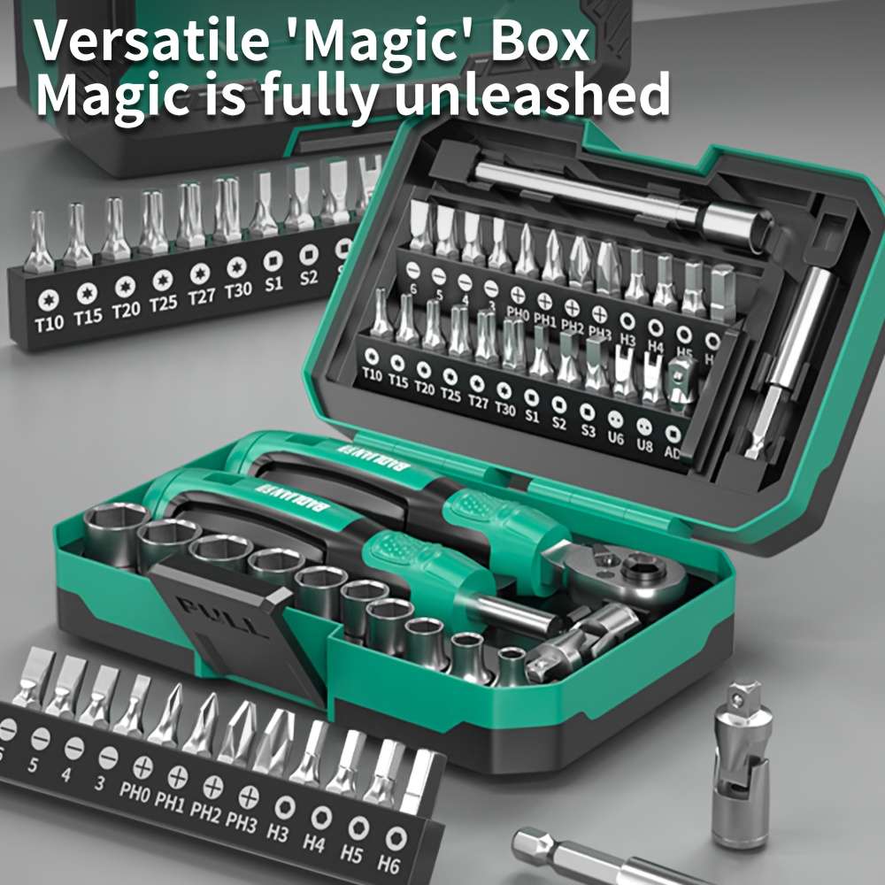 40-in-1 Ratchet Wrench And Multi-Function Screwdriver Set