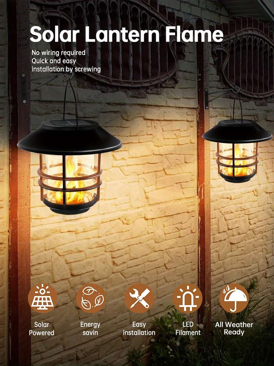 Solar Emergency Lights Quantity 2Pcs
