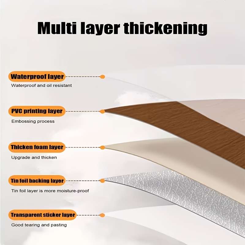 Self Adhesive Floor Stickers Egqy 892 8.5Cm X 40Cm 6 Rolls Per Pack