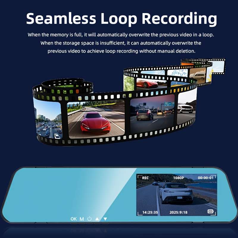 Dashcam Items 1080P Single Camera  No Rear Camera