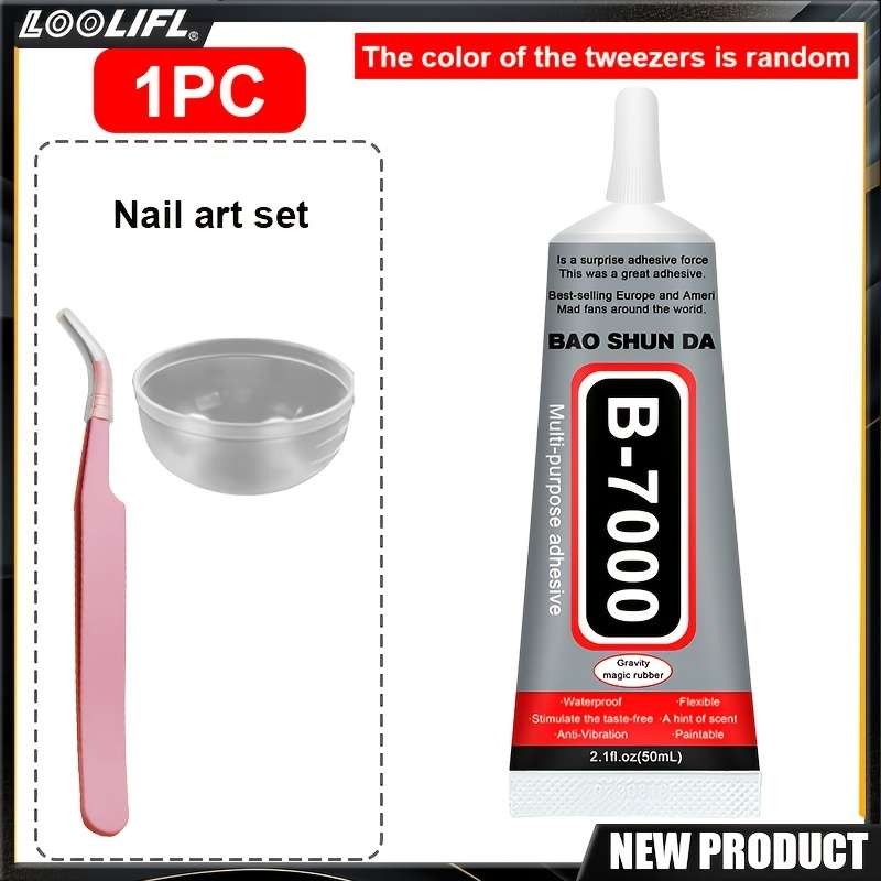 Industrial Grade Premium Adhesive Blend Instant Fix B7000 Nail Glue For Metal