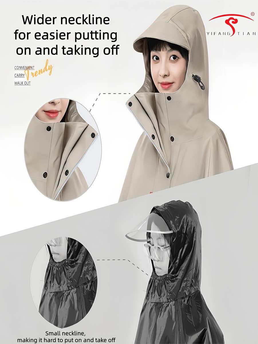 Raincoat Black Size Uk S