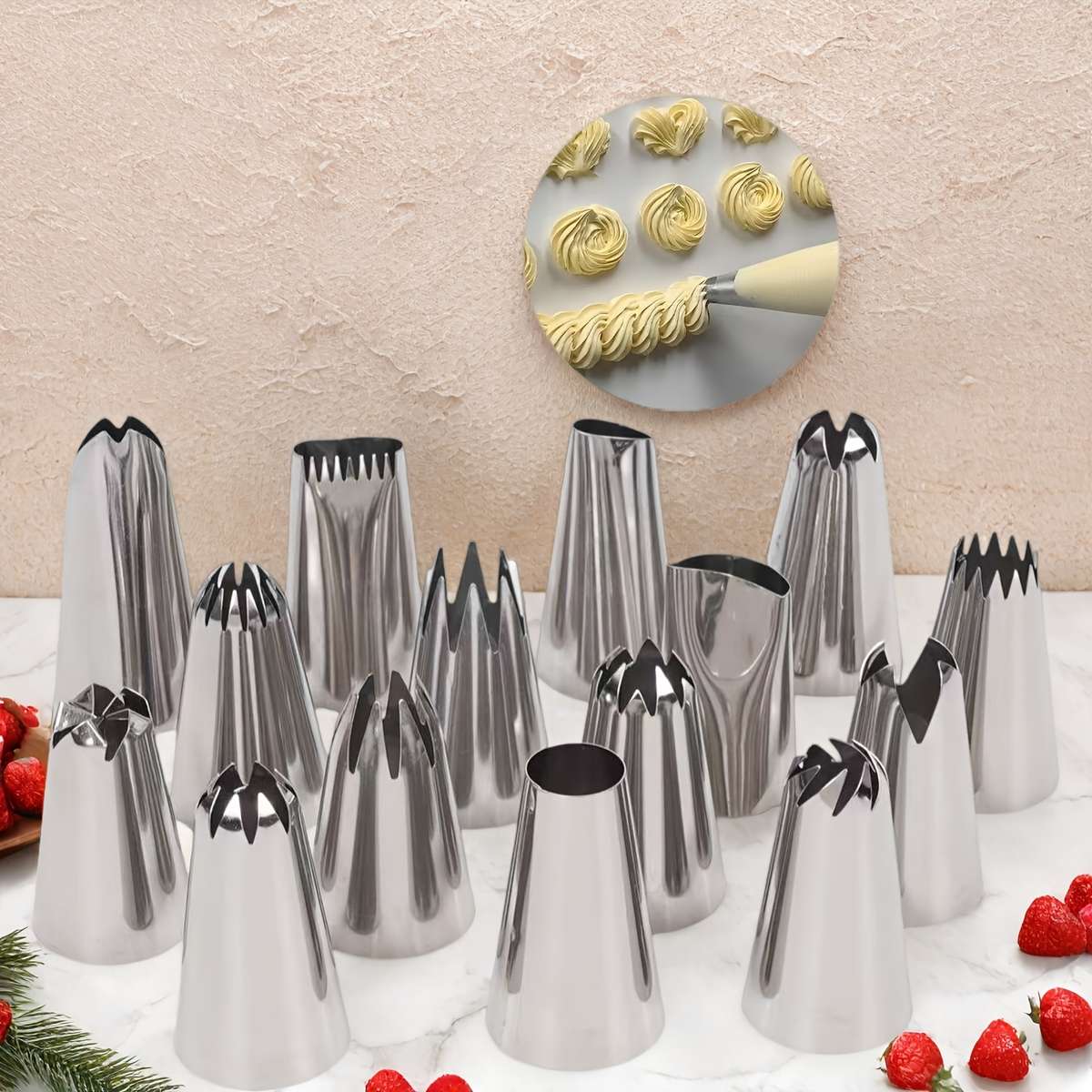 Piping Nozzle Quantity 15Pcs