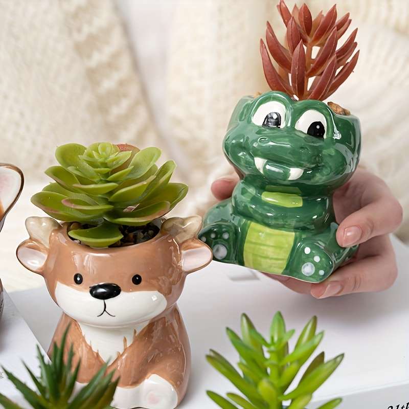 Flowerpot Items Hippopotamus Flowerpot