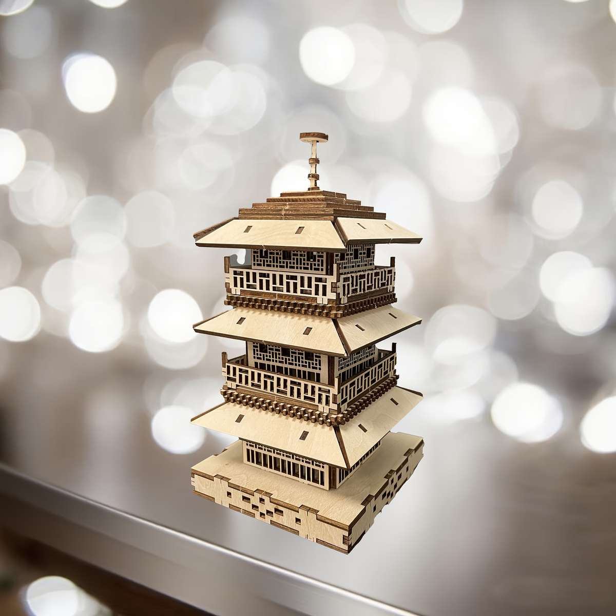 Building Toy Architectural Model Toy Set Model Three Story Tower