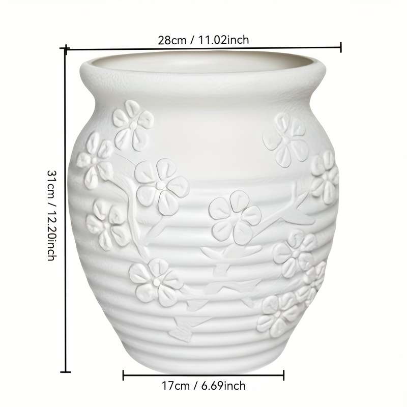 Flowerpot Quantity 1 Piece White Large