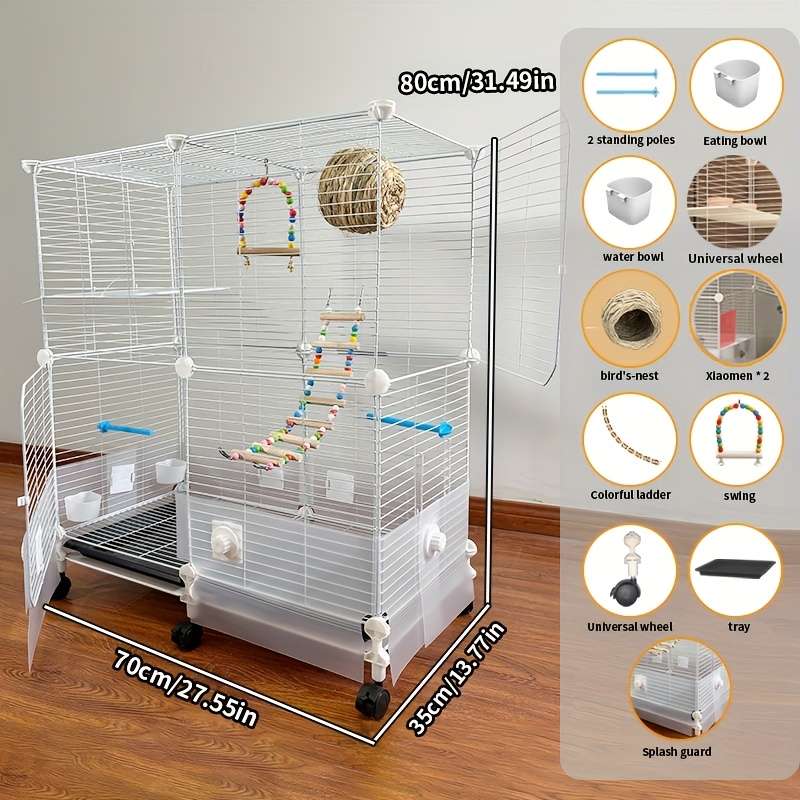 Birdcage Model 2 Rows With 3 Layers Without Diaphragm