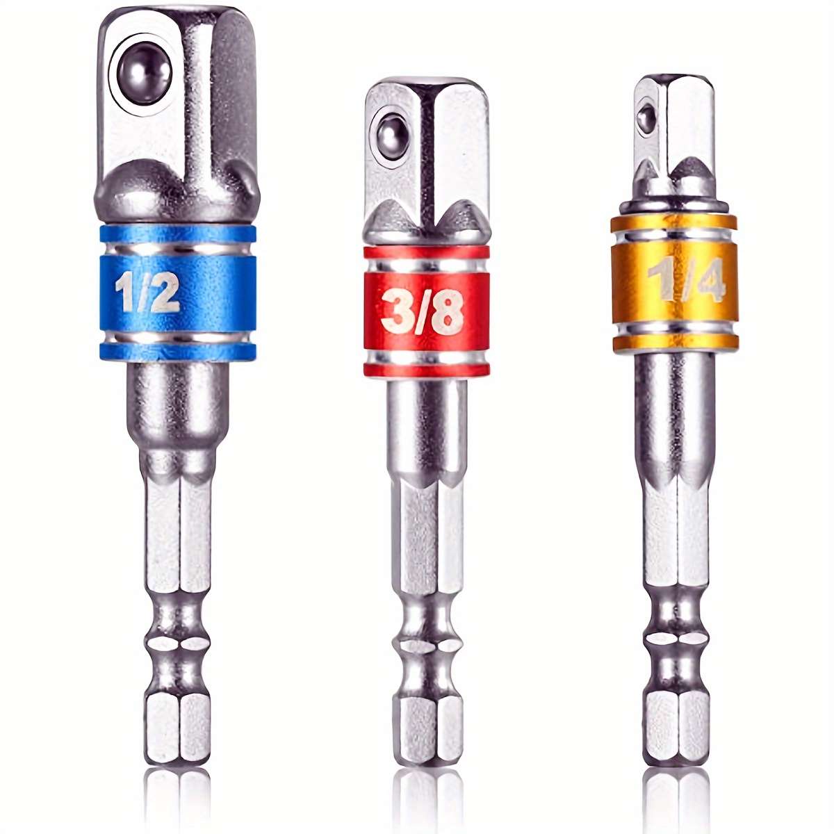 3-Piece Hex Wrench Socket Adapter