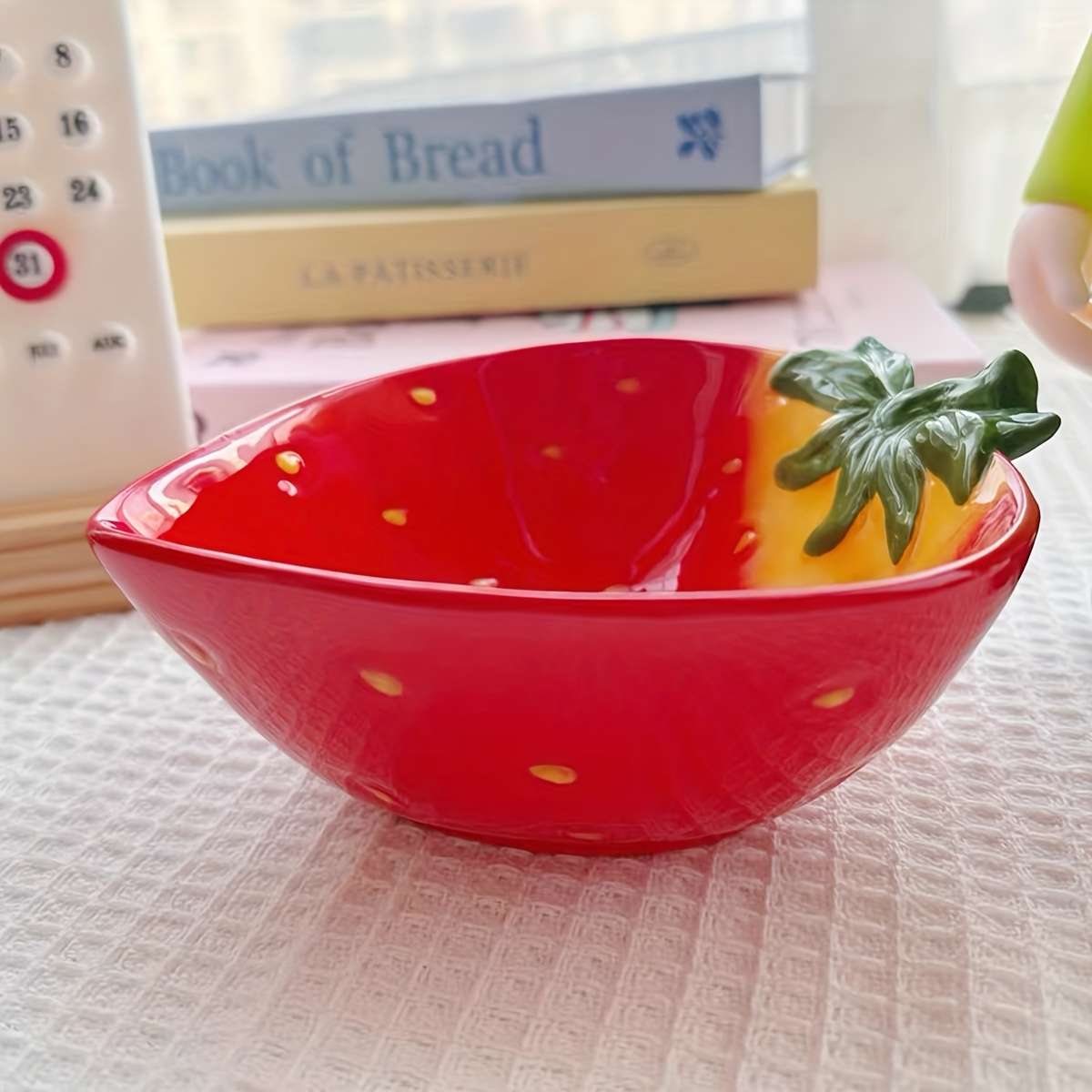 Bowl Color 2Pcssetstrawberry Bowl  Soup Spoon