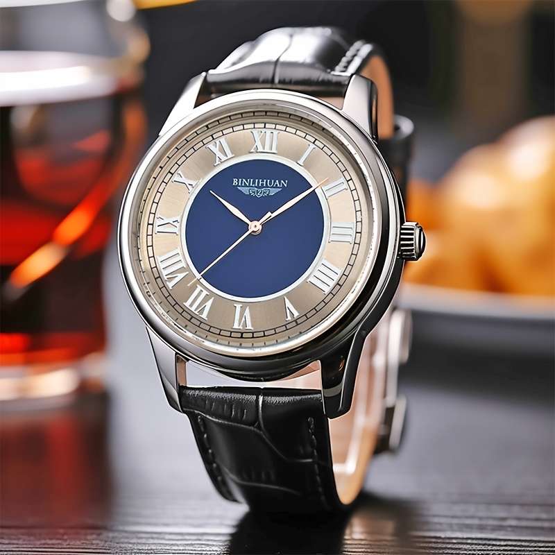 New Authentic Men Quartz Watch Classic High End Minimalist Design