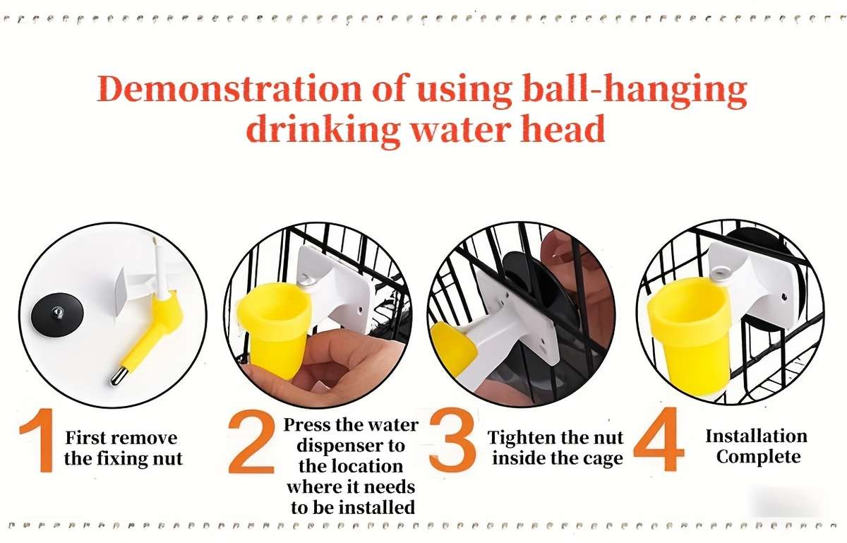 Pet Supplies Color Yellow Size Pet Water Dispenser