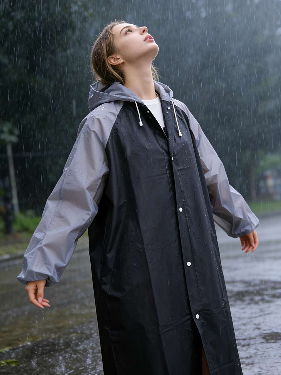 Raincoat Blue Size Asian Onesize