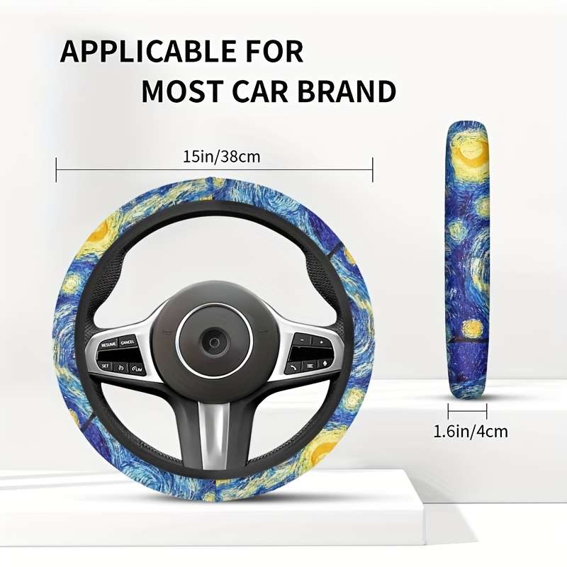 Car Steering Wheel Cover Vincent Oil Painting