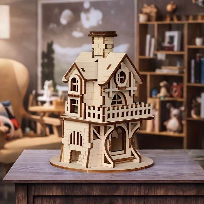 Building Toy Architectural Model Toy Set Color Country House