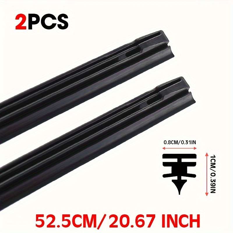 Windshield Wipers Size 2Pcs 52.5Cm 21 Inch