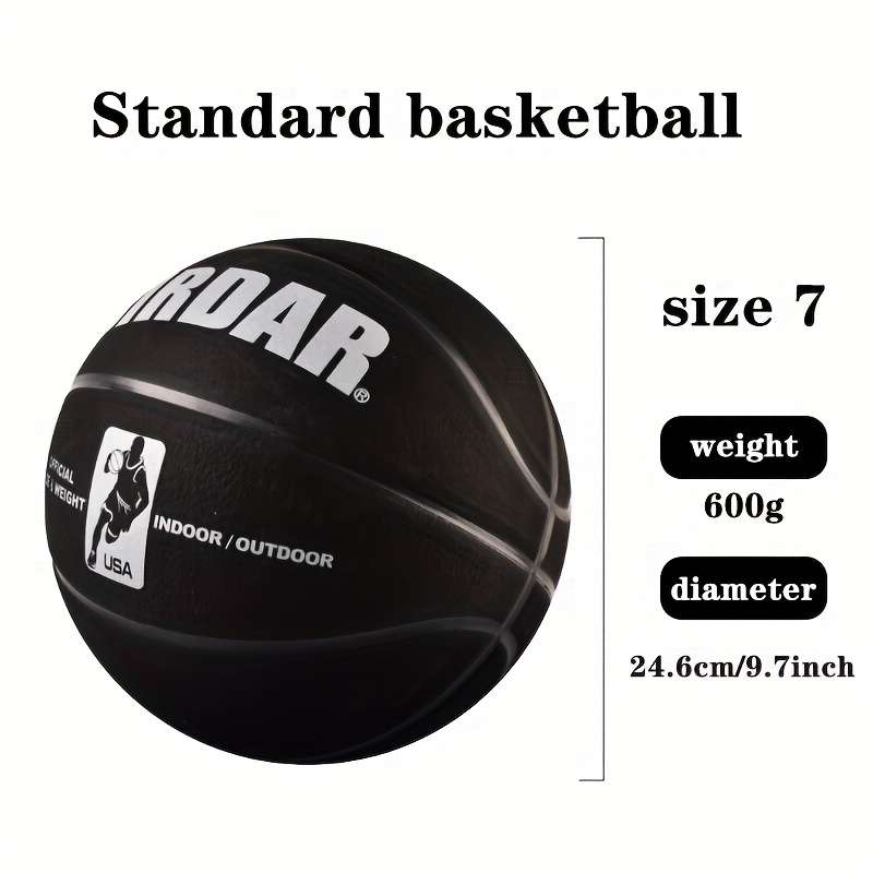 Basketball Model Black Model Size 7 Ball