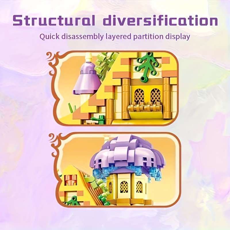 Building Toy Architectural Model Toy Set Style Without Box