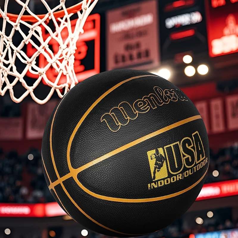Basketball Color Black Golden