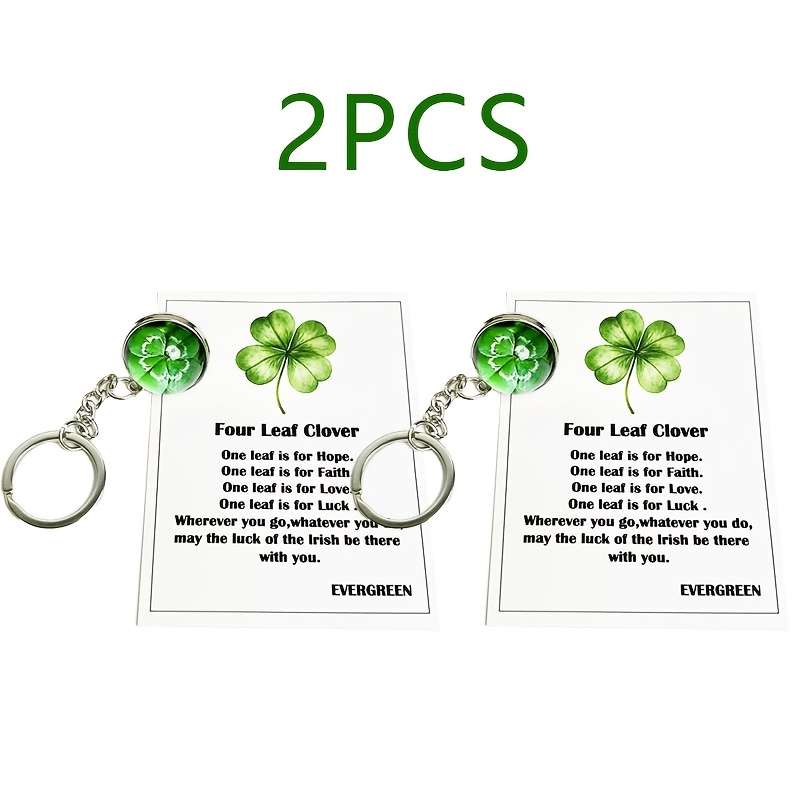 Keychain Ornament Color Green Quantity2Pcs