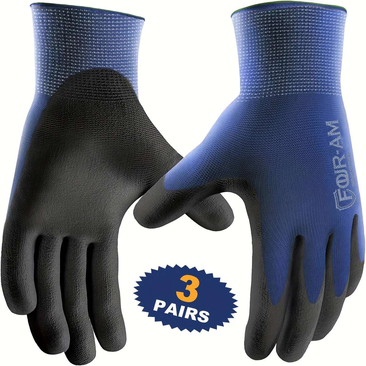 Work Gloves Size M Quantity 6Pairs