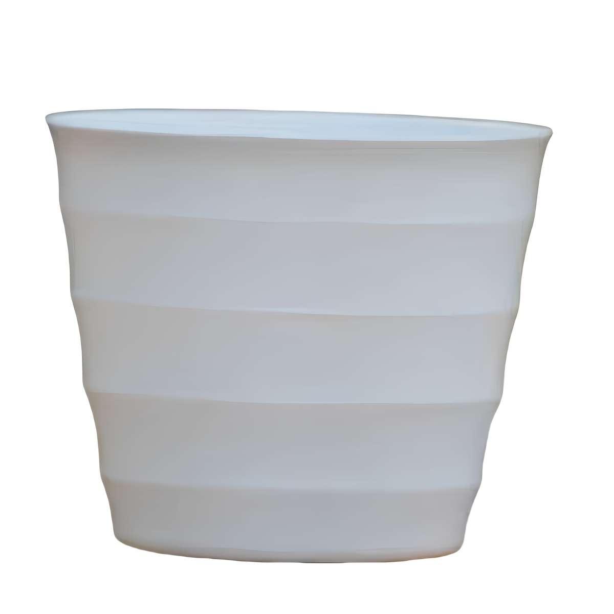 Flowerpot Style 2Pcs White Flower Pot