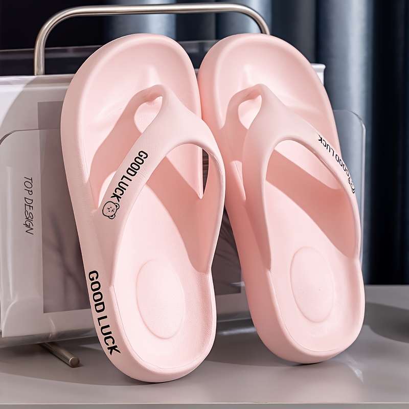 Ladies Summer Flip Flops White Uk 3.5-4
