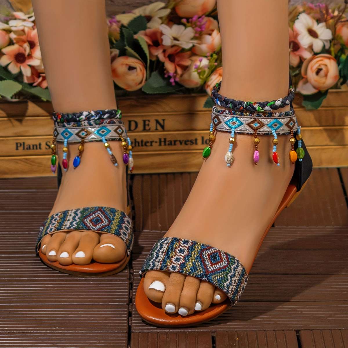 Sandals Color Black Sizeuk 7 Big Kid