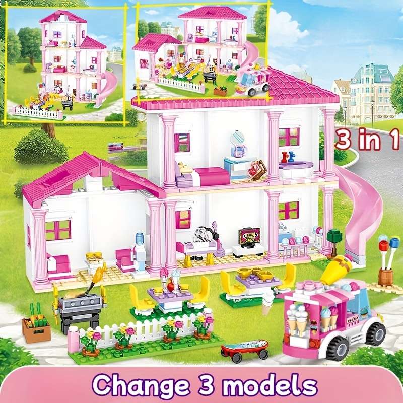 Building Toy Architectural Model Toy Set Quantity 1142Pcs