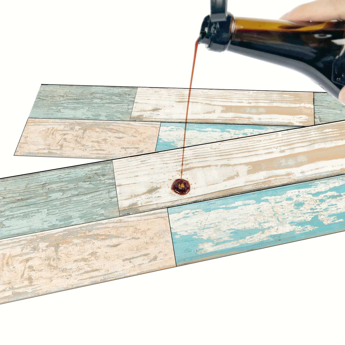 Self Adhesive Floor Stickers 90*15Cm*2Pcs