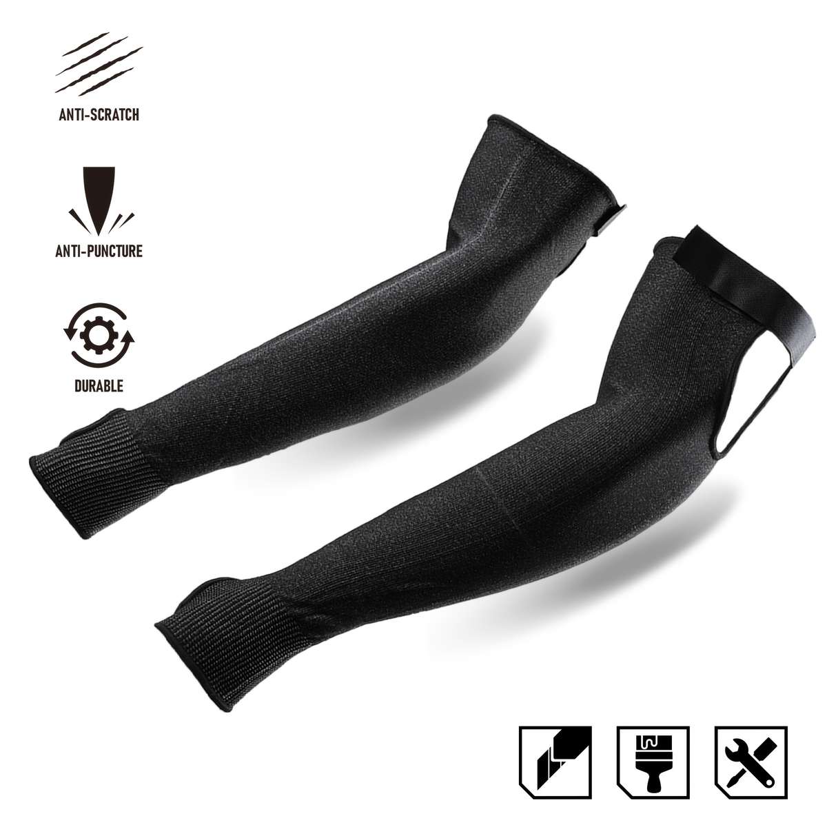 Sunscreen Sleeves Color Black2Pcs Size One Size