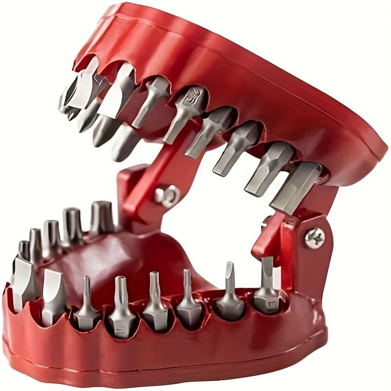 Screwdriver Bit Tool Set Color Red