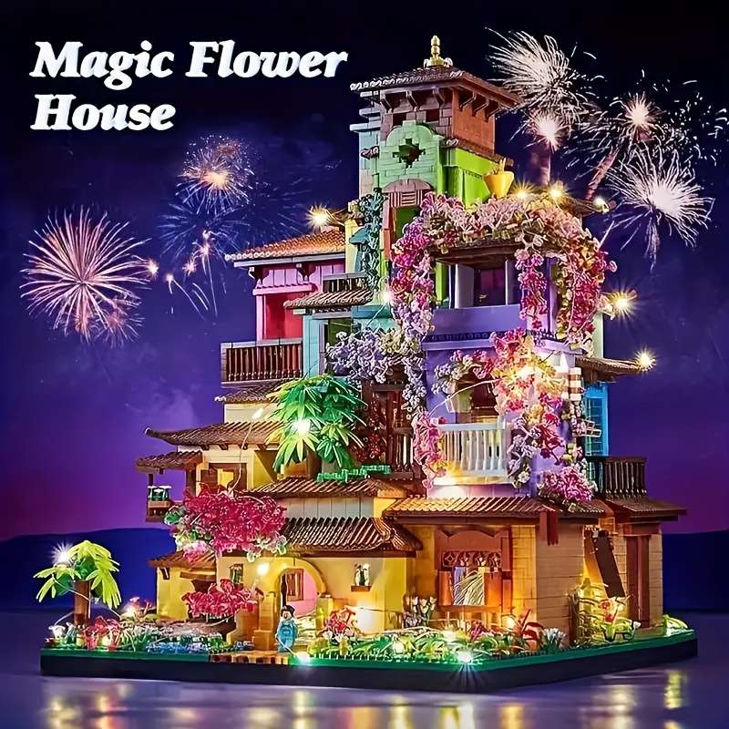 Building Toy Architectural Model Toy Set Style Little Fairy Pavilion