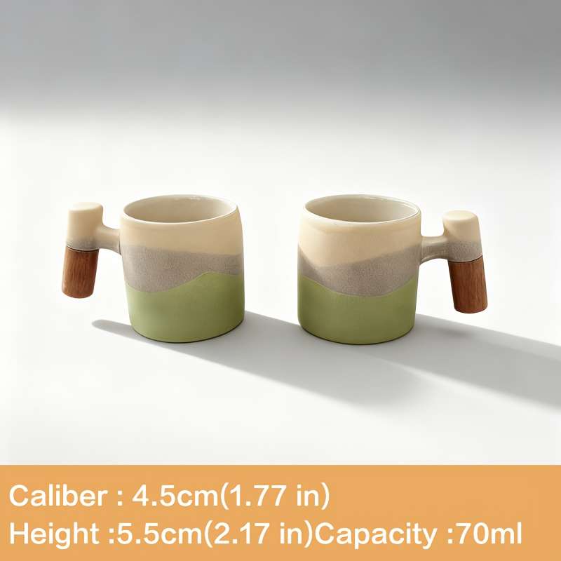 Water Cup Quantity 2 Gradient Green