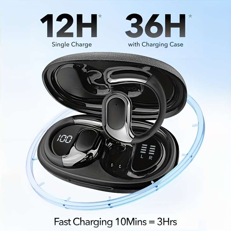 Rechargeable Wireless Earbuds Headphones Headset
