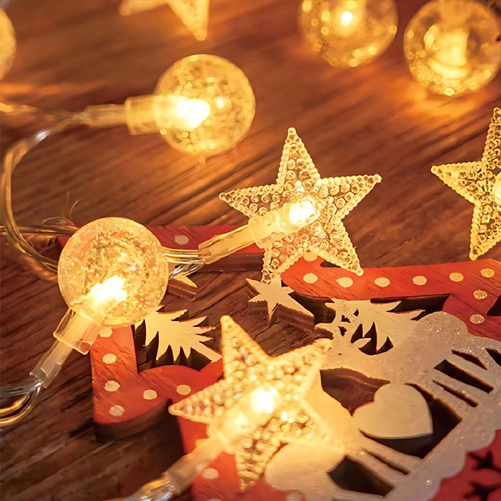 10Led Premium String Lights And Bubble Ball Transform Your Holiday Celebration