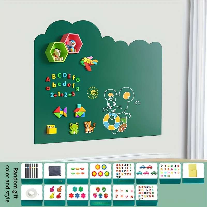 Wall Stickers Color White Cloud 58*90Cm  Gift Bag 7Piece Set